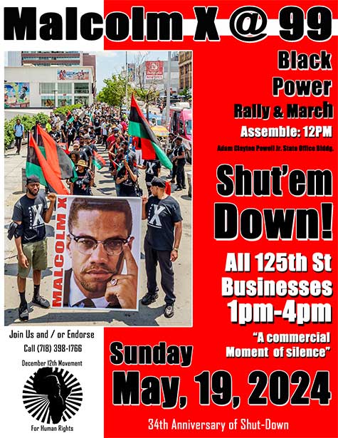 Malcolm X @ 99 Rally & March!