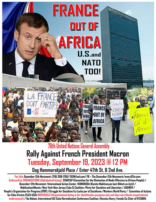 Rally Against French President Macron
